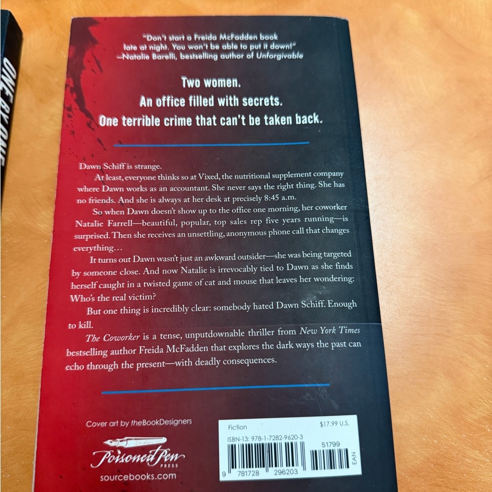 Frieda McFadden Thriller Book Set - Black, Blue, Yellow, Red Covers - Picture 3 of 5